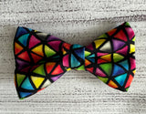 Triangle pattern Pet Bow tie