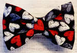 Multi-color Hearts Pet Bow tie